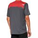 100% Koszulka męska 100% AIRMATIC Jersey krótki rękaw charcoal racer red roz. L (NEW 2022)