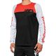 100% Koszulka męska 100% R-CORE Jersey długi rękaw black racer red roz. M (NEW 2022)