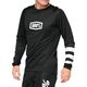 100% Koszulka męska 100% R-CORE Jersey długi rękaw black racer red roz. XL (NEW 2022)