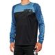 100% Koszulka męska 100% R-CORE Jersey długi rękaw black white roz. XL (NEW 2022)
