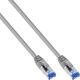 InLine InLine® Patch Cable S/FTP PiMF Cat.6A halogen free 500MHz grey 0.3m