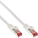 InLine 100pcs. Bulk-Pack InLine® Patch Cable S/FTP PiMF Cat.6 250MHz PVC copper white 0.5m