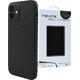 Nevox Nevox CarbonSeries Cover Magnet series etui do iPhone 12 5.4" - Czarny