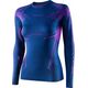 Brubeck LS15690 Bluza damska DRY jeansowy/fioletowy S