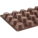 Orion Forma silikonowa foremka do pieczenia mini muffinek na muffinki małe babeczki 20 sztuk