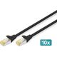 Digitus CAT 6A S/FTP PATCH CORD10P AWG CAT 6A S/FTP PATCH CORD10P AWG