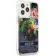 Guess Guess GUHCP13LLFLSB iPhone 13 Pro / 13 6,1" niebieski/blue hardcase Flower Liquid Glitter