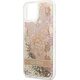 Guess Guess GUHCP13SLFLSD iPhone 13 mini 5,4" złoty/gold hardcase Paisley Liquid Glitter