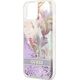 Guess Guess GUHCP13SLFLSU iPhone 13 mini 5,4" fioletowy/purple hardcase Flower Liquid Glitter