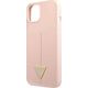 Guess Guess GUHCP13SSLTGP iPhone 13 mini 5,4" różowy/pink hardcase Silicone Triangle
