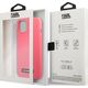 Karl Lagerfeld Karl Lagerfeld KLHCP13MSLMP1PI iPhone 13 6,1" hardcase fuksja/fuchsia Silicone Plaque