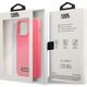 Karl Lagerfeld Karl Lagerfeld KLHCP13XSLMP1PI iPhone 13 Pro Max 6,7" hardcase fuksja/fuchsia Silicone Plaque