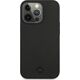 Mercedes Mercedes MEHCP13LMBLBK iPhone 13 Pro / 13 6,1" czarny/black hardcase Leather Meshed Metal Logo