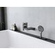 Bateria wannowa Hansgrohe Metropol Jednouchwytowa bateria wannowa, montaż podtynkowy, uchwyt jednoramienny, element zewnętrzny,czarny matowy