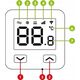 Internetowy regulator temperatury, WI-FI, 230V, czarny