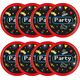 PROCOS Talerzyki papierowe 20cm 8 szt Gaming Party