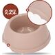 Barry King Miska plastikowa dla psów i kotów XS, 0,25L, beżowa, śr. 15cm,
