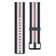 Fitbit Fitbit Versa-Lite Woven Hybrid Band, large, navy/pink