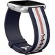 Fitbit Fitbit Versa-Lite Woven Hybrid Band, large, navy/pink