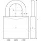 Abus ABUS Combination Lock SL 5 180IB/50HB63