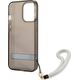 Guess Guess GUHCP13LHTSGSK iPhone 13 Pro / 13 6,1" czarny/black hardcase Translucent Stap