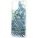 Guess Guess GUHCP13SLFLSN iPhone 13 mini 5,4" zielony/green hardcase Flower Liquid Glitter