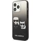 Karl Lagerfeld Karl Lagerfeld KLHCP13LTGKCK iPhone 13 Pro / 13 6,1" hardcase czarny/black Gradient Ikonik Karl & Choupette