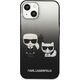 Karl Lagerfeld Karl Lagerfeld KLHCP13STGKCK iPhone 13 mini 5,4" hardcase czarny/black Gradient Ikonik Karl & Choupette