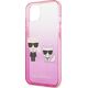 Karl Lagerfeld Karl Lagerfeld KLHCP13STGKCP iPhone 13 mini 5,4" hardcase różowy/pink Gradient Ikonik Karl & Choupette