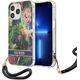Guess Guess GUHCP13LHFLSB iPhone 13 Pro / 13 6,1" niebieski/blue hardcase Flower Strap