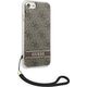 Guess Guess GUOHCI8H4STW iPhone SE 2022 / SE 2020 / 7/ 8 brązowy/brown hardcase 4G Print Strap