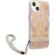 Guess Guess GUHCP13SHFLSD iPhone 13 mini 5,4" złoty/gold hardcase Flower Strap
