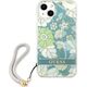 Guess Guess GUHCP13SHFLSN iPhone 13 mini 5,4" zielony/green hardcase Flower Strap