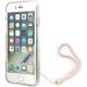 Guess Guess GUOHCI8H4STP iPhone SE 2022 / SE 2020 / 7/ 8 różowy/pink hardcase 4G Print Strap