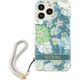 Guess Guess GUHCP13LHFLSN iPhone 13 Pro / 13 6,1" zielony/green hardcase Flower Strap
