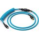 Kabel USB Glorious PC Gaming Race USB-A - USB-C 1.36 m Jasnoniebieski (GLO-CBL-COIL-EB)