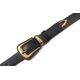Peterson Skórzany pasek z zaokrągloną, masywną klamrą  Peterson 90 cm