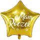 PartyDeco Balon foliowy Gwiazdka - Mam Roczek, 48cm, złoty one size