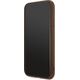 Guess Guess GUHCN61G4GFBR iPhone 11 6,1" brązowy/brown hard case 4G Metal Gold Logo