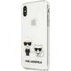 Karl Lagerfeld Karl Lagerfeld KLHCI65CKTR iPhone Xs Max hardcase Transparent Karl & Choupette