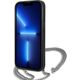 Karl Lagerfeld Karl Lagerfeld KLHCP13MPMK iPhone 13 6,1" hardcase czarny/black Leather Textured and Chain