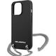 Karl Lagerfeld Karl Lagerfeld KLHCP13XPMK iPhone 13 Pro Max 6,7" hardcase czarny/black Leather Textured and Chain