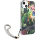 Guess Guess Flower Cord - Etui ze smyczką iPhone 13 mini (Blue)