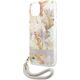 Guess Guess Flower Cord - Etui ze smyczką iPhone 13 mini (Purple)