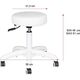 Activeshop TABORET KOSMETYCZNY AM-303-2 BIAŁY