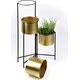 Affek Design SWEN GOLD Kwietnik h80x19.5cm,          h60x19.5cm, h40x19.5cm