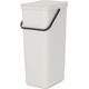 Kosz na śmieci Brabantia Kosz Sort&Go 40l Jasny Szary 214424