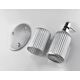 Bathlab ARI SILVER Komplet Łazienkowy 400ml matowy srebrny