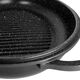Orion Brytfanna granitowa owalna do pieczenia smażenia patelnia grillowa 2w1 10 l GRANDE