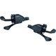 Microshift Manetki MICROSHIFT MARVO, Para, 9.rzędowe(2/3x9), Kompatybilne z Shimano, Xpress Trigger, Bez Wskaźnika Przełożeń (NEW)
